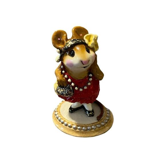 WEE FOREST FOLK M-171 ZELDA red dress 1of12 Collect Haven 1995 event piece RARE